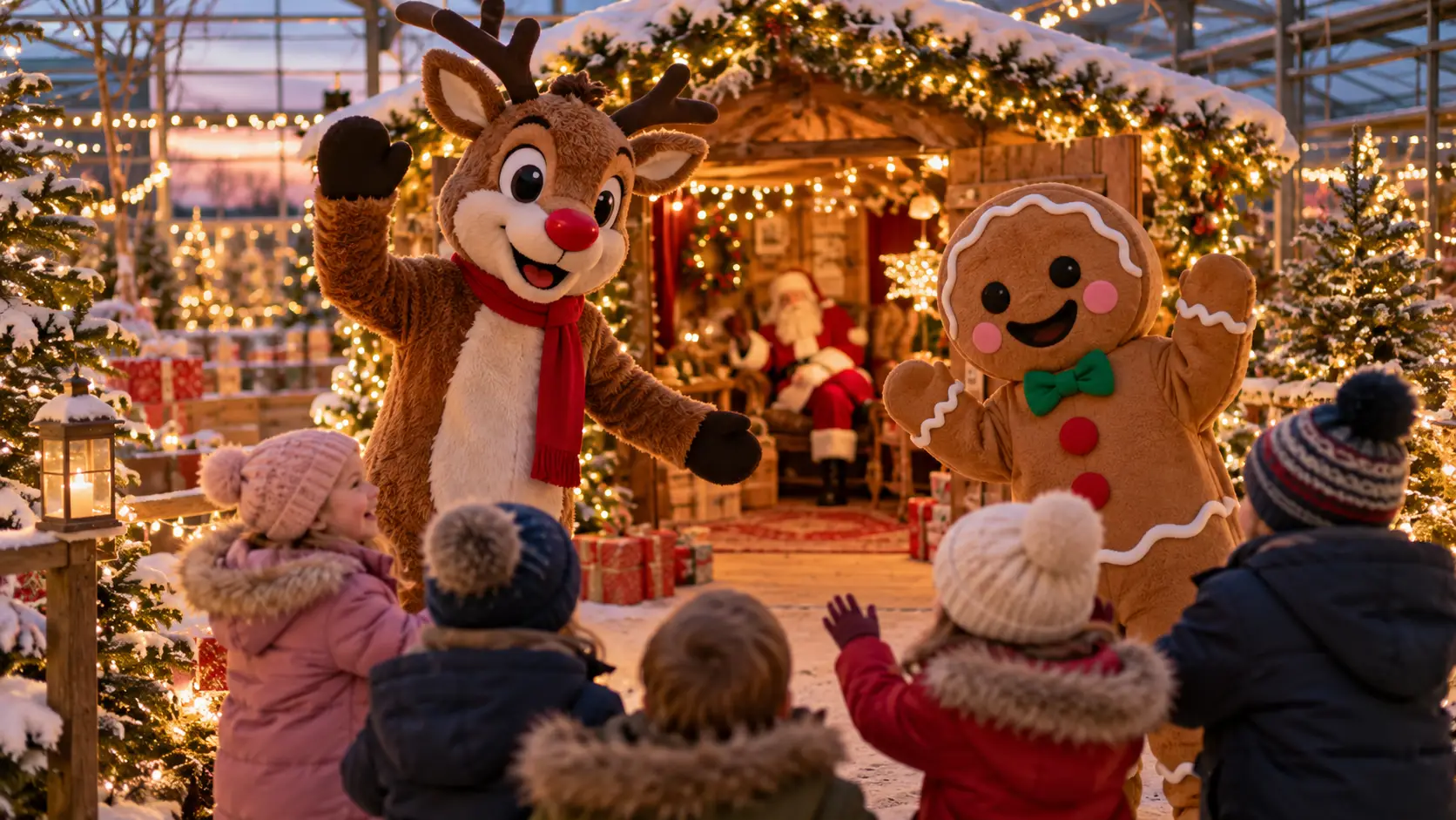Christmas Mascot Costumes for Grottos and Events